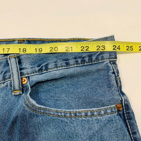 Levi's 505 Regular Fit Straight Leg Jeans Red Tab Medium Wash Denim W48xL30 NWOT - Picture 10 of 12